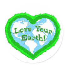 Love Your Earth Stickers