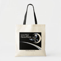 Love Your Home Planet shopping bag