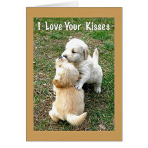 Love Your Kisses Paper Note Card
