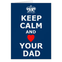 Love your mom father's day greeting cards