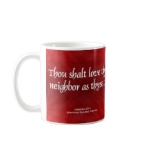 Love Your Neighbour Galatians 5:14 Mugs