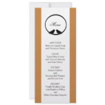 Lovebirds Collection Reception Menu Cards Personalized Invite