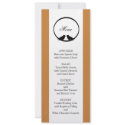 Lovebirds Collection Reception Menu Cards invitations