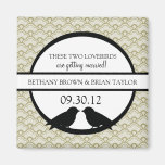 Lovebirds Collection Save the Date Magnet