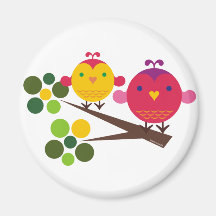 Lovebirds Magnets