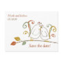 Lovebirds on Branches Save the Dates