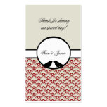 Lovebirds Wedding Favour Gift Tags