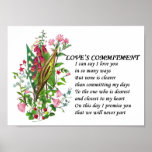 LoveCommitment4_Wedding Anniversary Love Poem Gift Print
