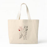 Loved By A White German Shepherd bags