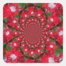 Lovely Alien Crimson Stickers