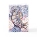 Lovely Angel Card Holiday Art by Molly Harrison