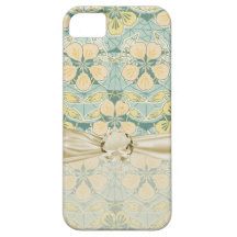 lovely art nouveau floral flower pattern iPhone 5 covers