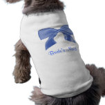 Lovely Blue Bow doggie t-shirt