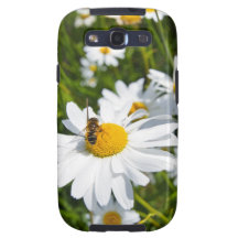 Lovely daisies and a bee galaxy s3 covers