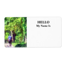 Lovely Day for a Walk Labels