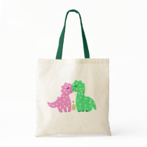 "Lovely Dinos" Tote Bags