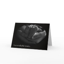 Lovely Doula Thank You Card, Hands and Feet