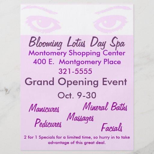 Lovely Eyes Business Flyer