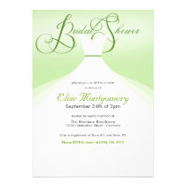 Lovely Gown Bridal Shower Invitations invitations
