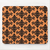 Lovely Halloween Damask mousepads