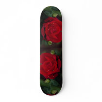 Lovely Hybrid Tea Rose 'Chrysler Imperial' Custom Skate Board