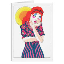 Lovely Ladies- Sunshine Daydream Greeting Card
