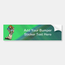 Lovely Lady Bumper Sticker
