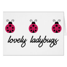 Lovely Ladybugs Greeting Cards