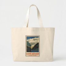 Lovely Lake Louise Canvas Bag