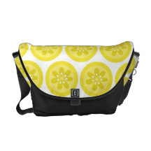 Lovely Lemons Summer Fruit Messenger Bag