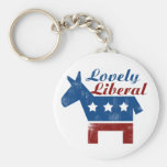 Lovely Liberal Keychain