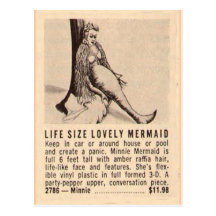 "Lovely Mermaid" Postcard