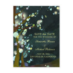 Lovely Night: Wedding Save the Date Postcards
