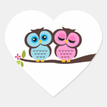 Lovely Owls Stickers