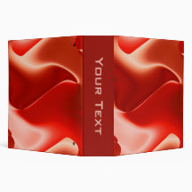 lovely red 3 ring binder