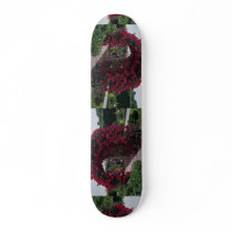 Lovely Red Rose Arches Skateboard