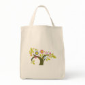 lovely summer tree vector bags