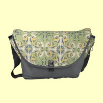 Lovely Vintage Floral Abstract Messenger bag messenger bags