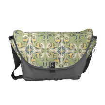 Lovely Vintage Floral Abstract Messenger bag
