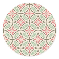 Lovely Vintage Floral Nature Abstract Sticker