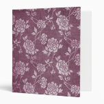 Lovely Vintage Purple Roses Binder