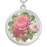 Lovely Vintage Roses Necklace