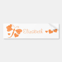 Loverly Dragon Fly Bumper Sticker