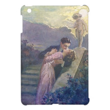 Lovers Kiss Vintage Couple with Cupid Case For The iPad Mini