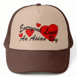 Loves Asian Boy Hat