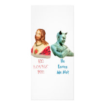 Loves Me, Loves Me Not Custom Rack Card