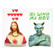 Loves Me -- Loves Me Not (Original Design) Custom Invite