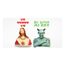 Loves Me -- Loves Me Not (Original Design) Photo Greeting Card