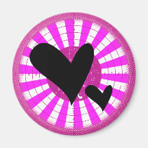 Loves Target For Pain Gothic Light Magnet