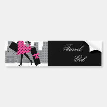 Loves to Travel Bumper Stickers